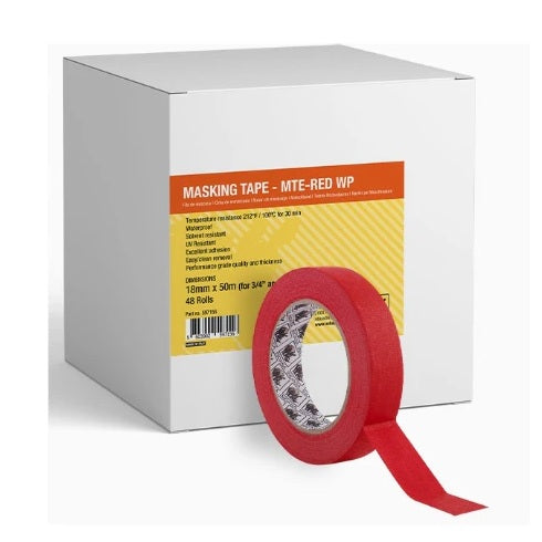 INDASA Masking Tape 3/4" - 55 yd Red