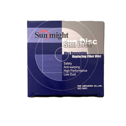 Sunmight 72301 Aluminum Zirconia Fiber Disc 5" (24 grit)