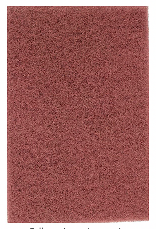 MAROON SCUFF PAD 6" X 9"